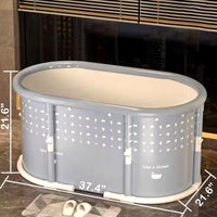 Portable Ice Bath Tub Built for Hot & Cold Therapy, 6-Layer Insulation, No Installation, Foldable Design